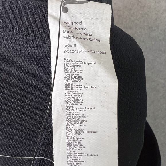 Fabletics The 7" Franchise Short Lined Mens Sz XXL Navy Blue Performance Stretch - Picture 11 of 13